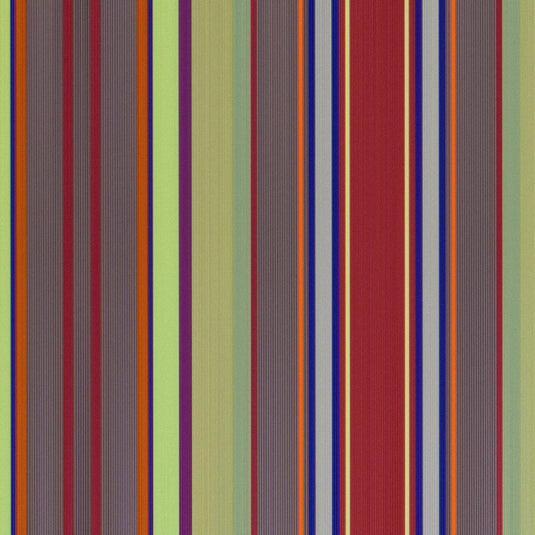 Universal Replacement Deckchair Sling Kit with Brass Tacks in Multi Stripe AC06 Acrylic