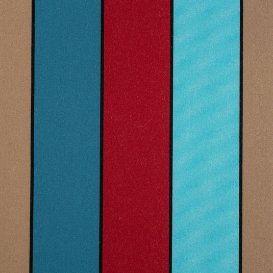 By the Metre (43cm wide) - Multi Stripe, AC72, Acrylic