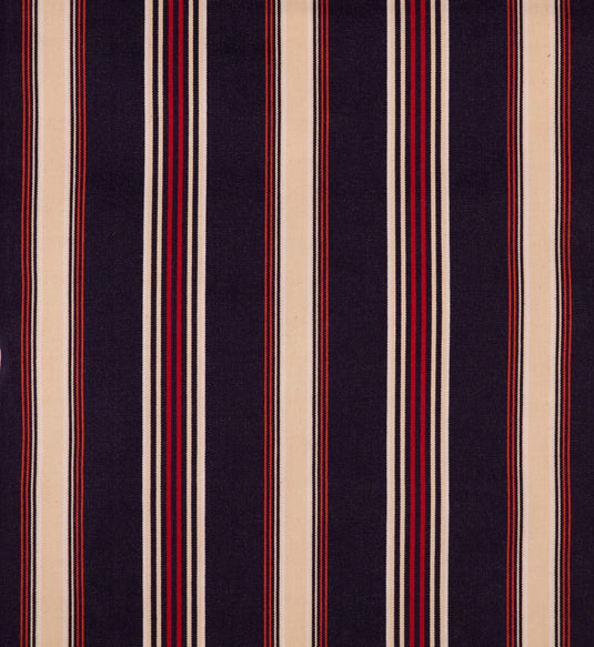 Universal Replacement Deckchair Sling Kit with Brass Tacks in Multi Stripe WC95 Woven Cotton