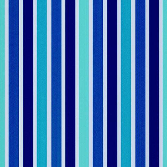 Universal Replacement Deckchair Sling Kit with Brass Tacks in Multi Stripe PC12 Printed Cotton