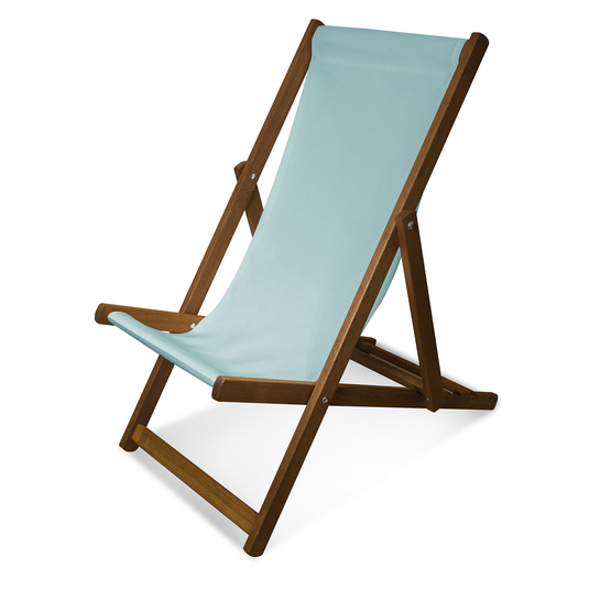 Duck Egg Deckchair - Pastel Blue