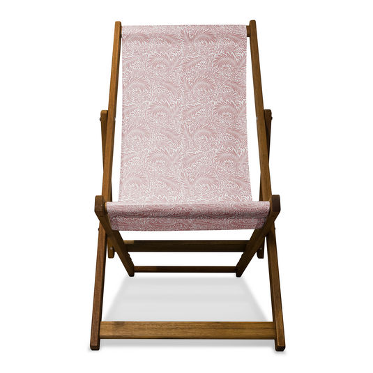 William Morris Deckchair - Larkspur in Pink