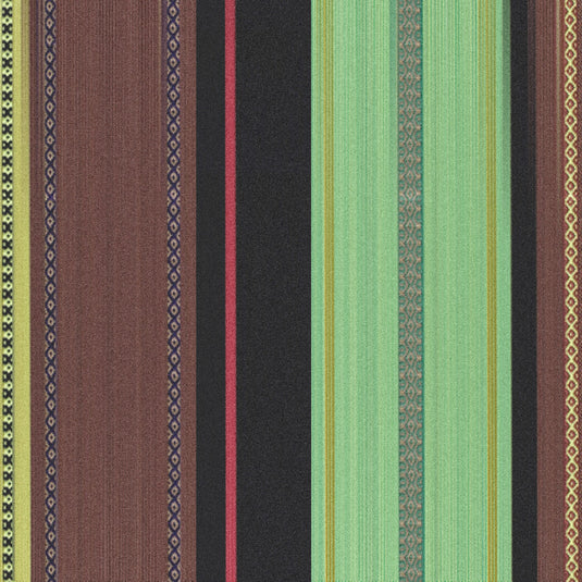 By the Metre (43cm wide) - Multi Stripe,  WC08, Woven Cotton