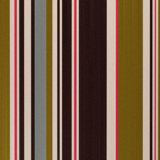 Universal Replacement Deckchair Sling Kit with Brass Tacks in Multi Stripe WC27 Woven Cotton