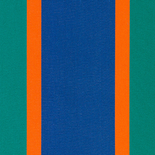 Universal Replacement Deckchair Sling Kit with Brass Tacks in Multi Stripe WC84 Woven Cotton