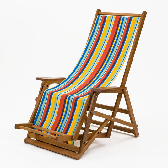 Catalan Deckchair in Multi-Stripe (PC00) Printed Cotton