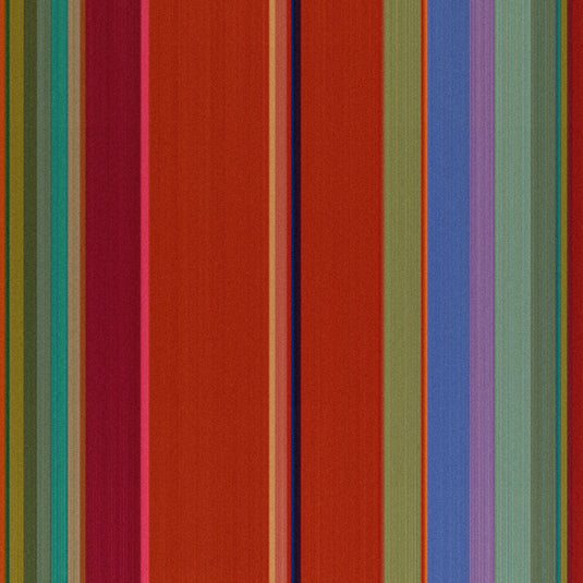 By the Metre (175cm wide) - Multi Stripe,  AC41, Acrylic