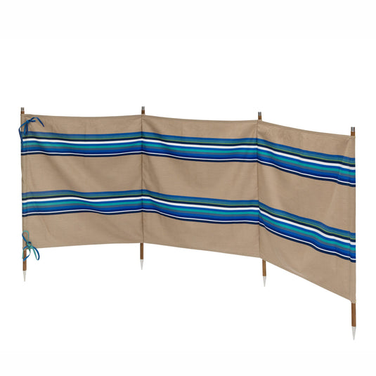 Beach Windbreak for Camping in Multi Stripe Design AC74 (Standard/Large)