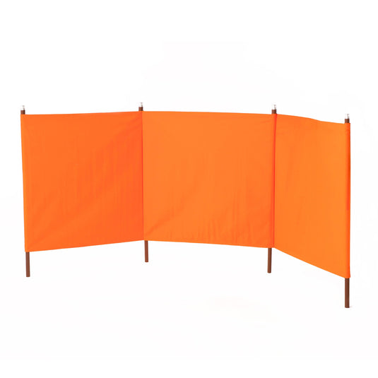 Beach Windbreak for Camping in Plain Orange (Standard/Large)