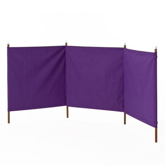 Beach Windbreak for Camping in Plain Purple (Standard/Large)