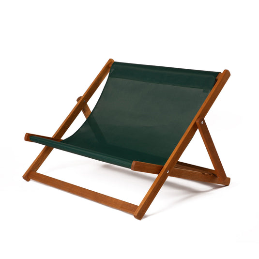 The Double - Plain, Dark Green, Textilene