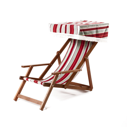Edwardian Deckchair - Multi Stripe, WC100, Woven Cotton