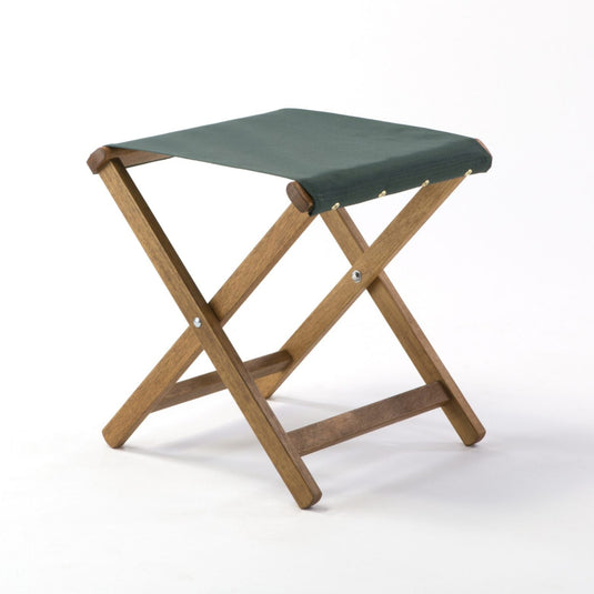 Sturdy Stool - Plain, Dark Green, Textilene