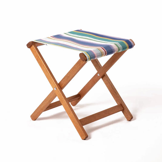 Sturdy Stool - Multi Stripe, WC92, Woven Cotton
