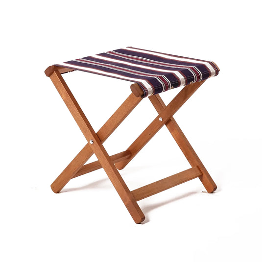 Sturdy Stool - Multi Stripe, WC95, Woven Cotton