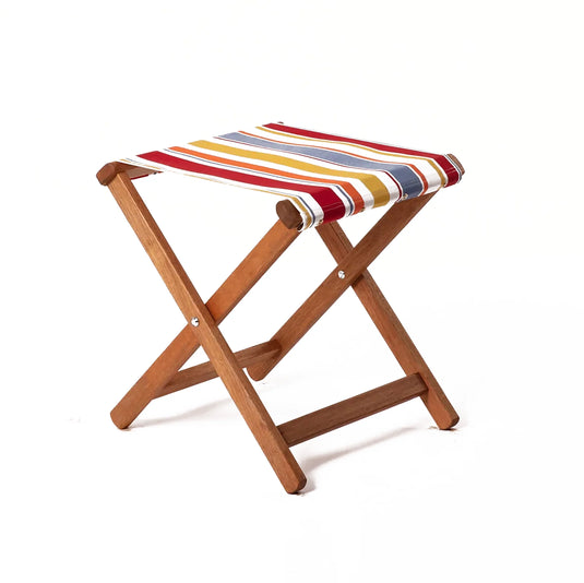 Sturdy Stool - Multi Stripe, WC99, Woven Cotton
