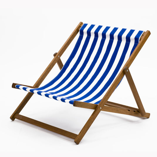 Wideboy - Block Stripe, Blue/White, Cotton