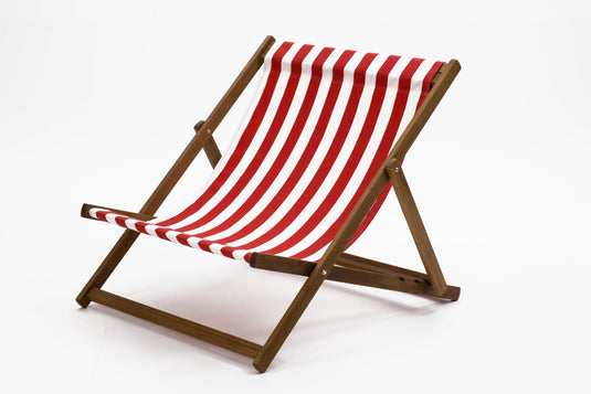 Wideboy - Block Stripe, Red/White, Cotton