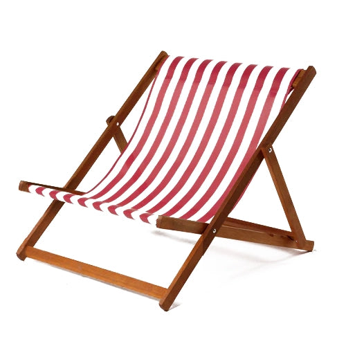 Wideboy - Block Stripe, Red/White, Textilene