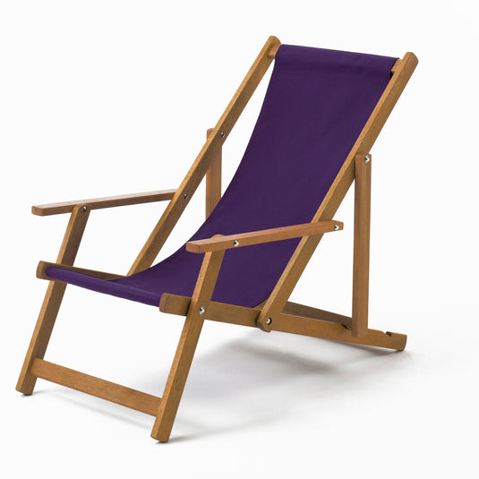 Armchair - Plain, Purple, Cotton