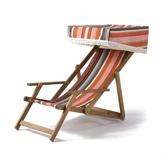 Edwardian Deckchair - Multi Stripe, AC60, Acrylic