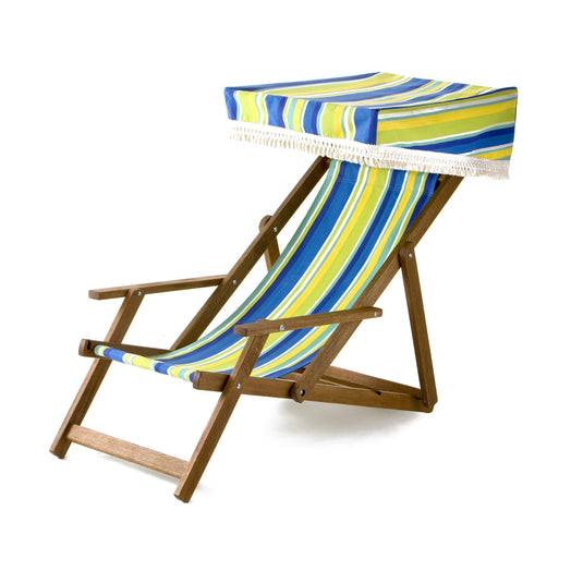 Edwardian Deckchair - Multi Stripe, PC11, Cotton