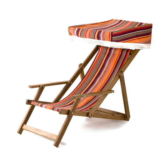 Edwardian Deckchair - Multi Stripe, WC13, Woven Cotton