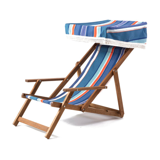 Edwardian Deckchair - Multi Stripe, WC88, Woven Cotton