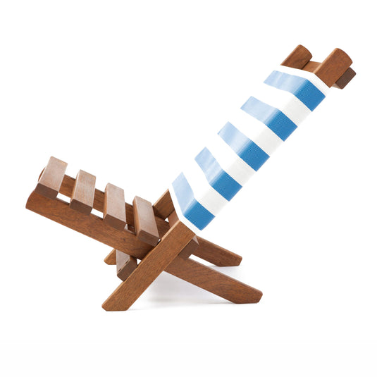Fistral Chair in Blue & White Stripe Textilene