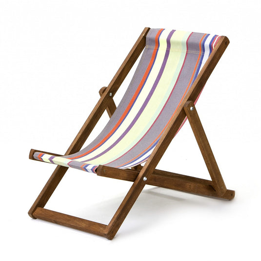 Kid's Deckchair (6-11yrs) in Multi-Stripe (WC17) Woven Cotton