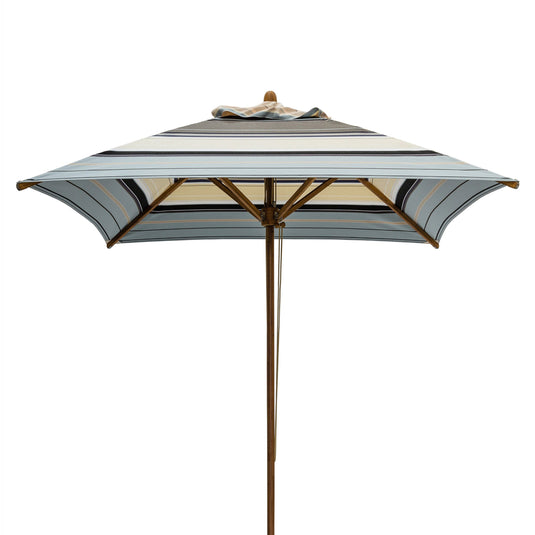 Square Southsea Parasol - Multi Stripe,  AC36, Acrylic