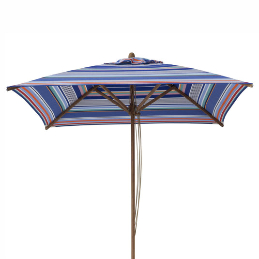 Square Southsea Parasol - Multi Stripe,  AC42, Acrylic