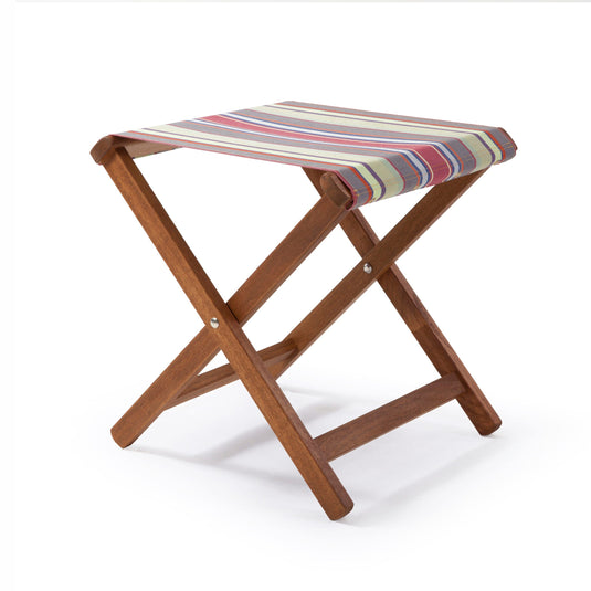 Sturdy Stool - Multi Stripe,  AC06, Acrylic