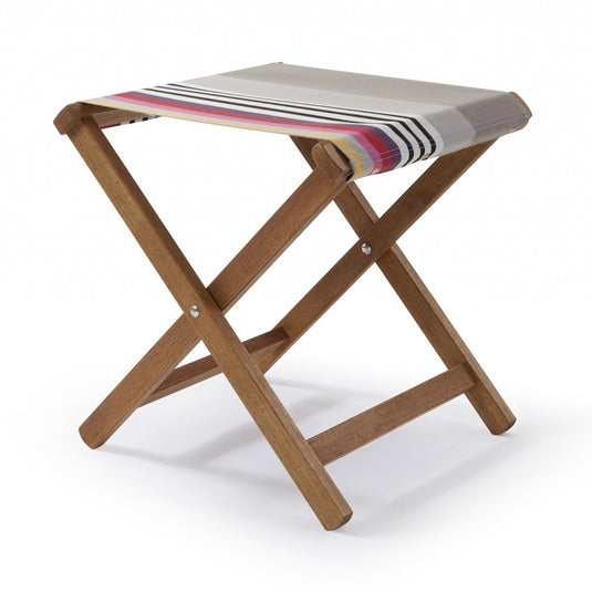 Sturdy Stool - Multi Stripe,  AC53, Acrylic
