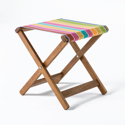 Sturdy Stool - Multi Stripe,  AC73, Acrylic