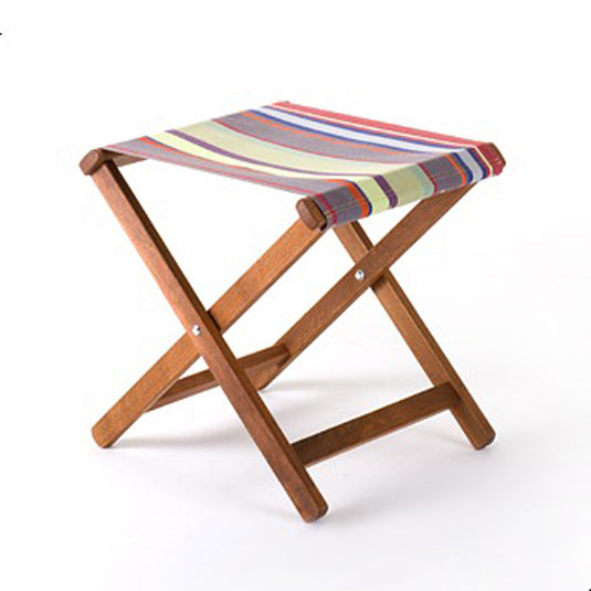 Sturdy Stool - Multi Stripe,  WC17, Woven Cotton