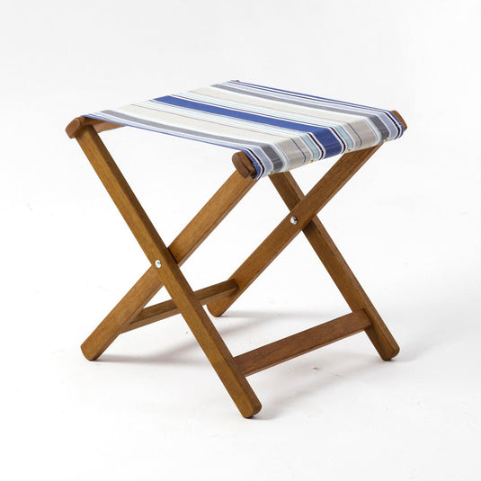 Sturdy Stool - Multi Stripe,  WC87, Woven Cotton