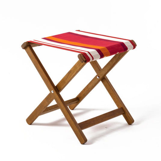 Sturdy Stool - Multi Stripe,  WC89, Woven Cotton