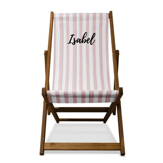 Classic Stripe Southsea Deckchair with Name