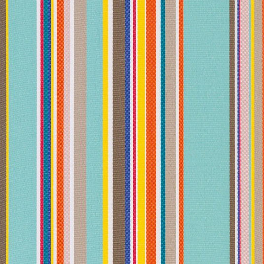 By the Metre (175cm wide) - Multi Stripe,  AC76, Acrylic