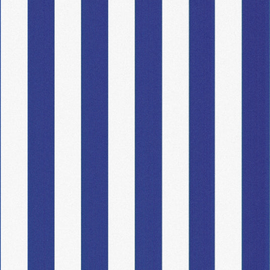 By the Metre (150cm wide) - Block Stripe, Blue/White, Acrylic