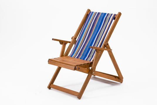 Easy Chair in Multi-Stripe (WC33) Woven Cotton