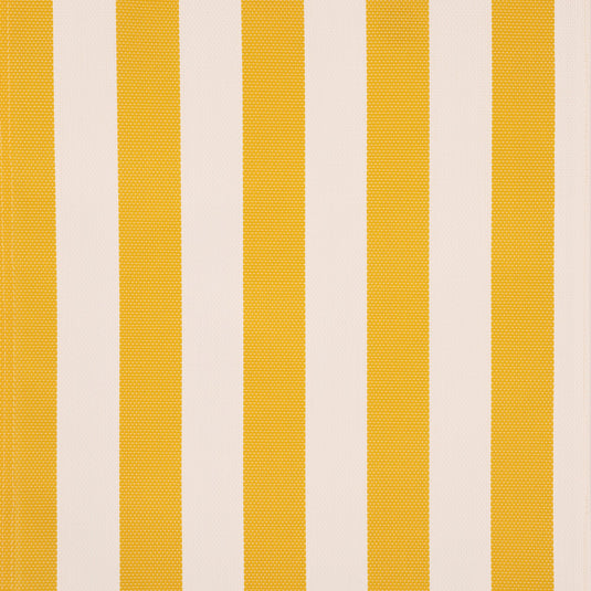 By the Metre (137cm wide) - Block Stripe, Yellow/White, Textilene