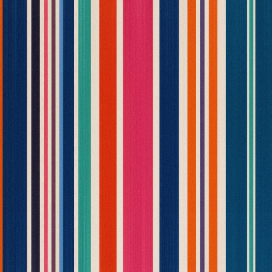 By the Metre (43cm wide) - Multi Stripe,  WC42, Woven Cotton