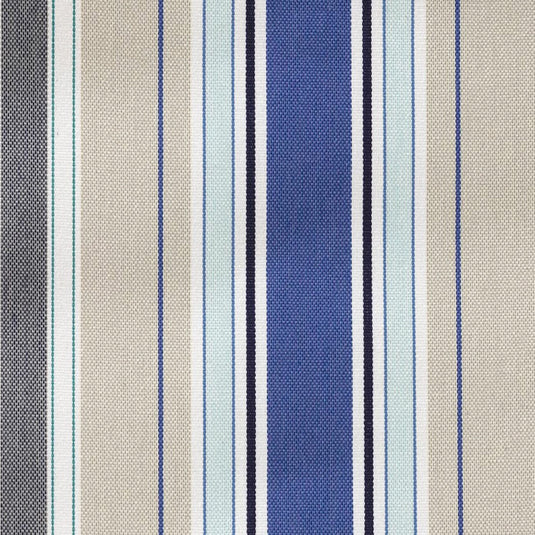 By the Metre (43cm wide) - Multi Stripe,  WC87, Woven Cotton