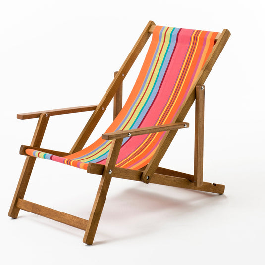 Armchair - Multi Stripe, WC23, Woven Cotton