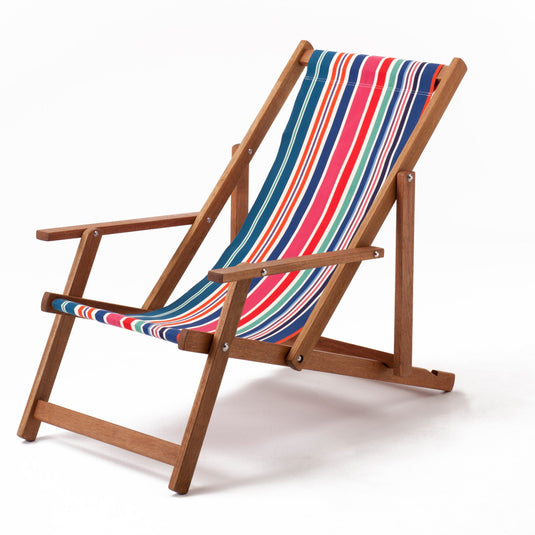 Armchair - Multi Stripe, WC42, Woven Cotton