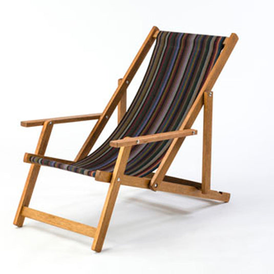 Armchair - Multi Stripe, WC66, Woven Cotton