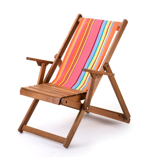 Easy Chair - Multi Stripe,  WC23, Woven Cotton