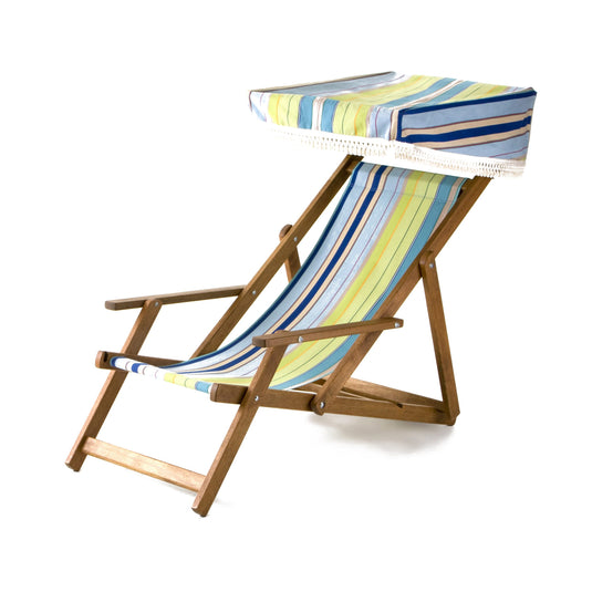 Edwardian Deckchair - Multi Stripe,  AC30, Acrylic